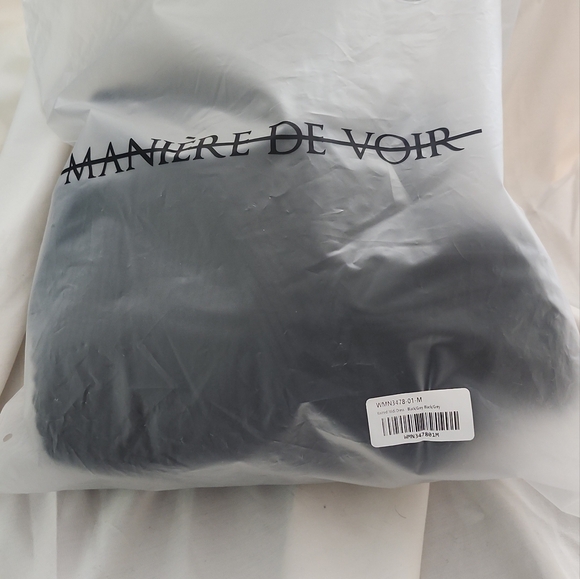 Overlay Knitted Midaxi Dress Black& Gray - Picture 12 of 12